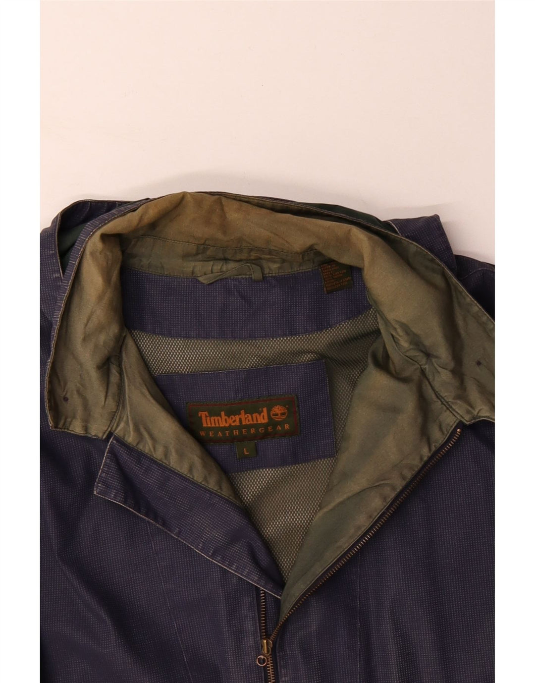 Jachetă de ploaie cu glugă TIMBERLAND Weathergear pentru bărbați UK 40, mare, bleumarin