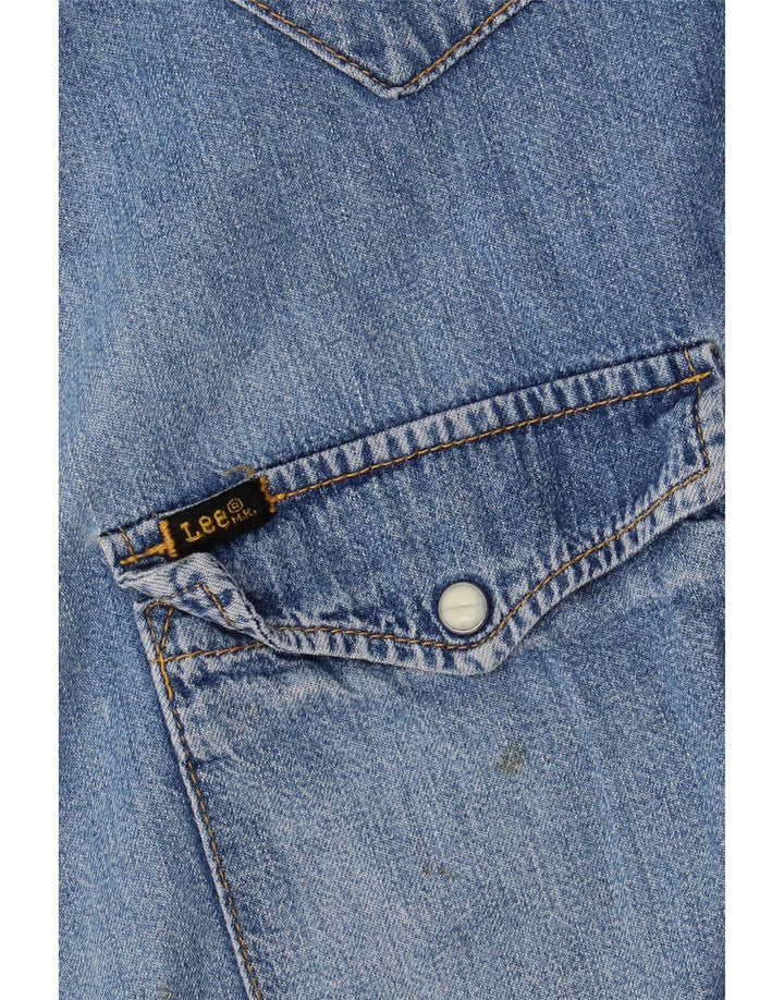 Cămașă de blugi pentru bărbați Lee, bumbac XL, albastru