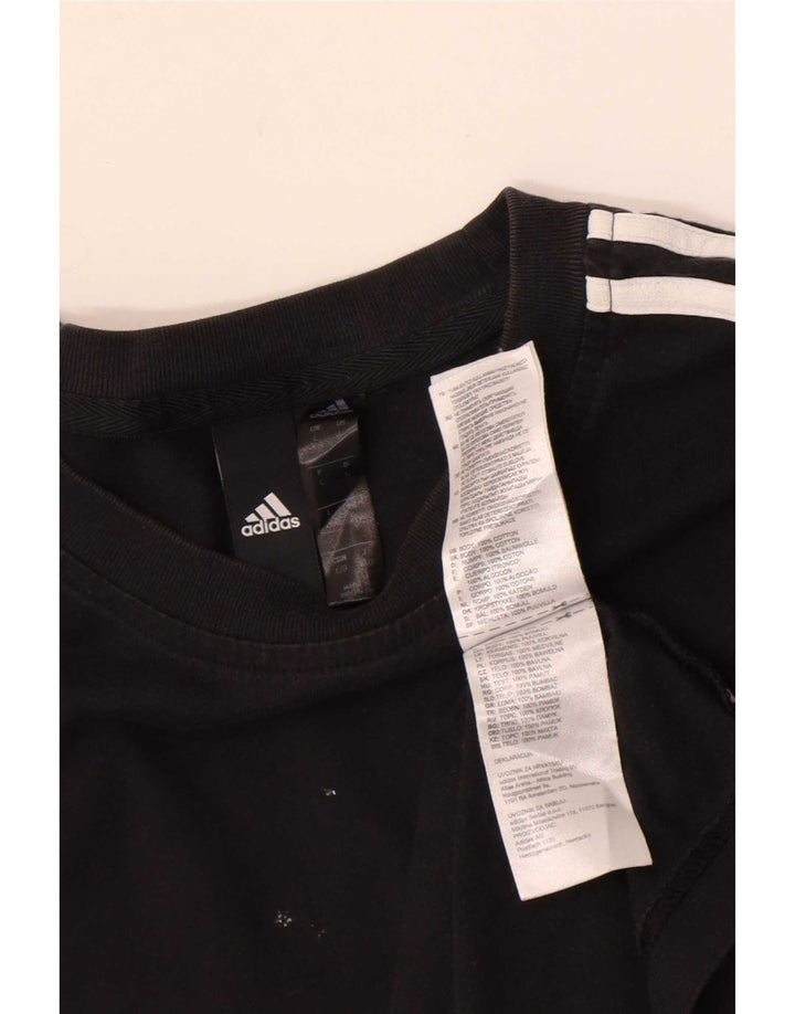 Tricou pentru bărbați Adidas Top mare, negru, bumbac