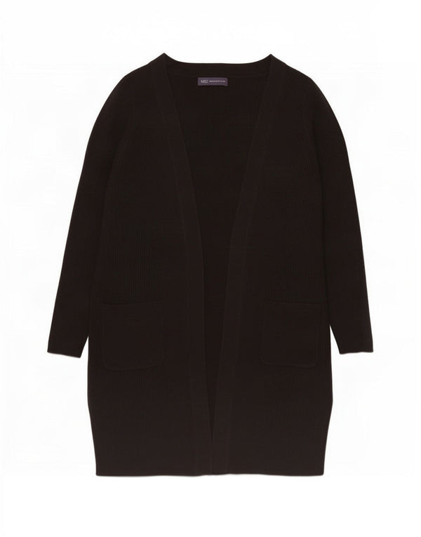 Pulover cardigan deschis pentru femei Marks & Spencer UK 10 Mic Negru