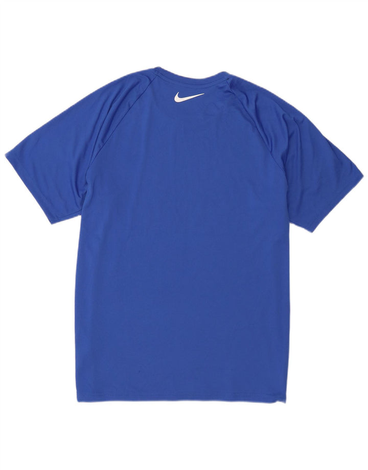 Tricou grafic Nike Dri Fit pentru bărbați Top mare albastru