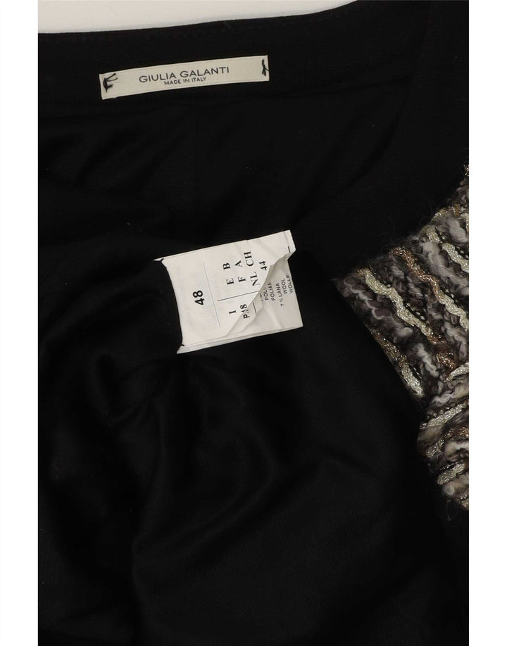 Giulia Galanti Jachetă pentru femei cu 2 nasturi IT 48 XL Gri Colorblock