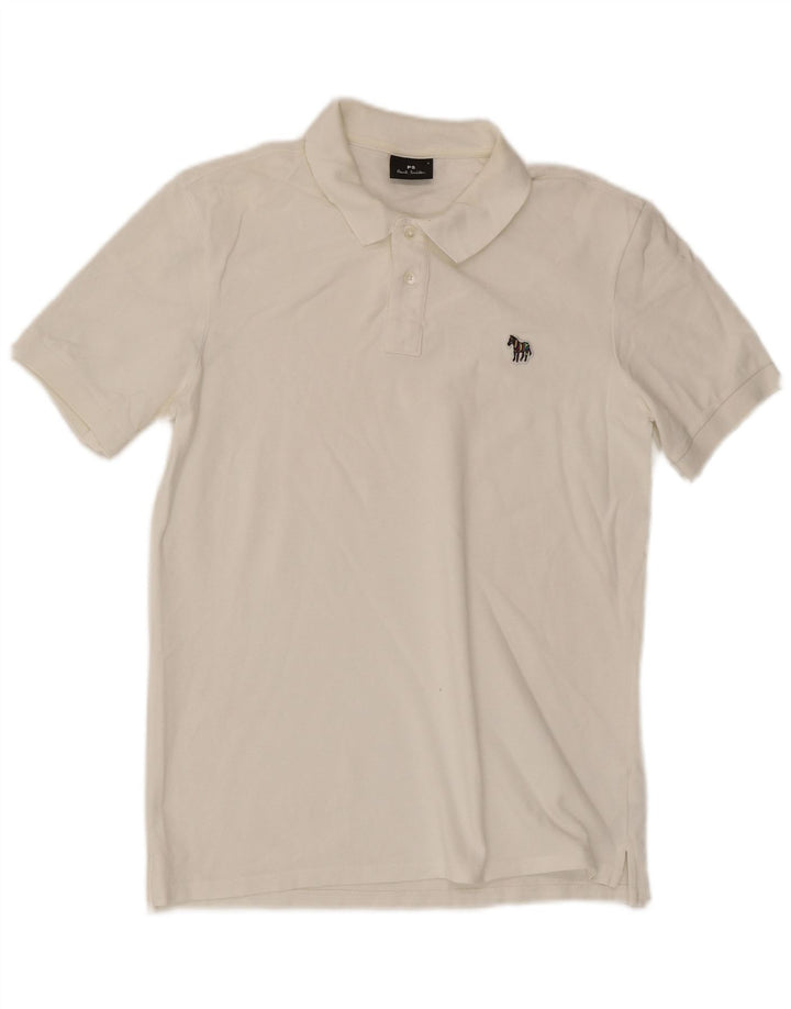 Cămașă polo Paul Smith pentru bărbați din bumbac alb mic