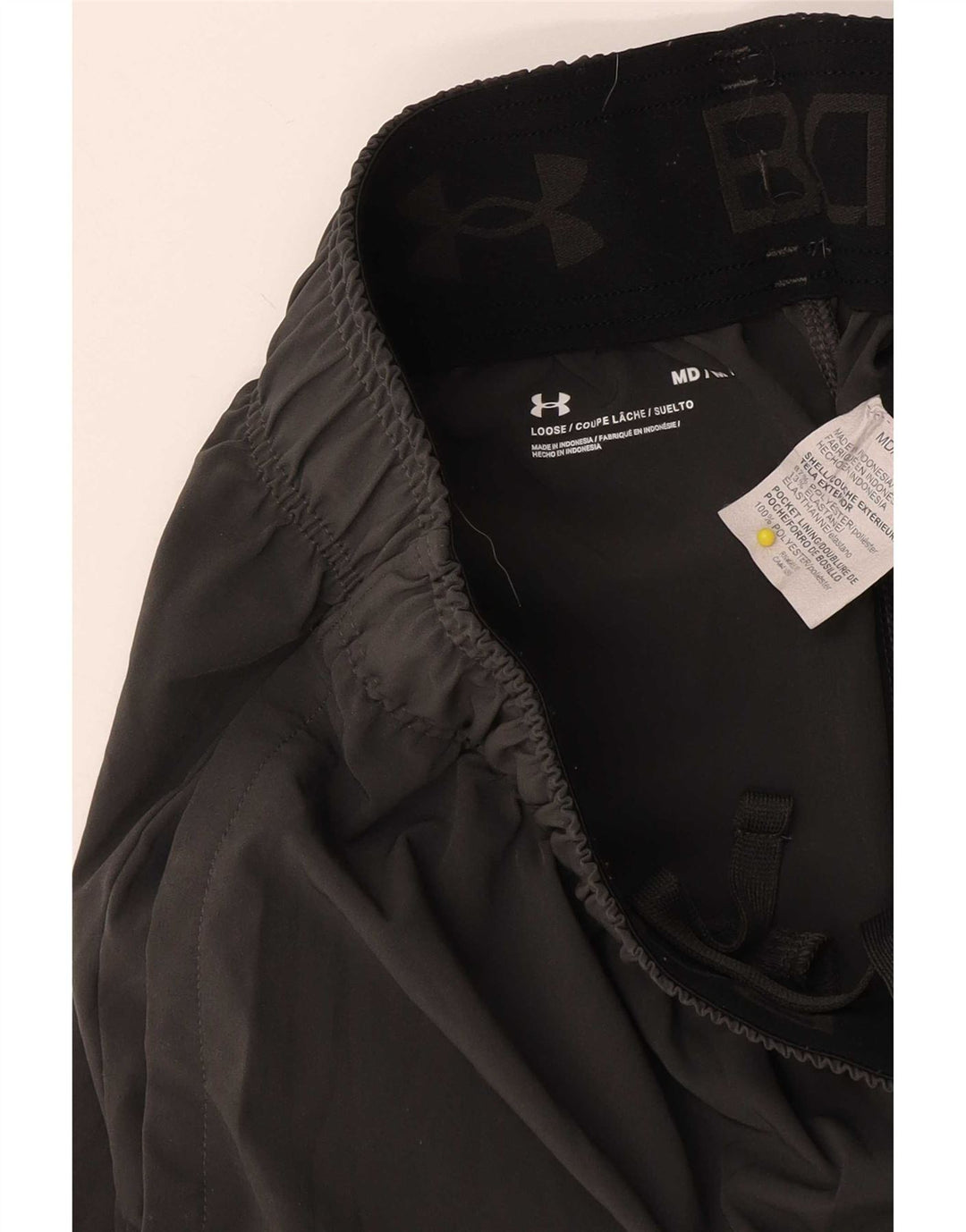 Pantaloni scurți sport grafic Under Armour pentru femei UK 12 Medium Gri Colorblock