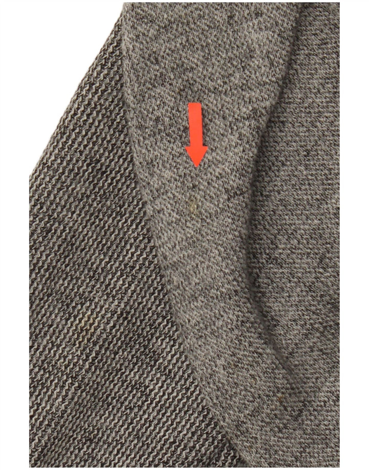 Sacou Luisa Spagnoli pentru femei, cu 2 nasturi, UK 14, lână virgină mare, gri