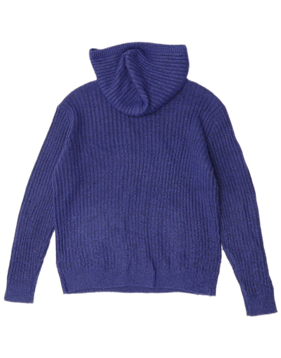 Pulover cu glugă pentru femei Marks & Spencer UK 14 Medium Blue Flecked