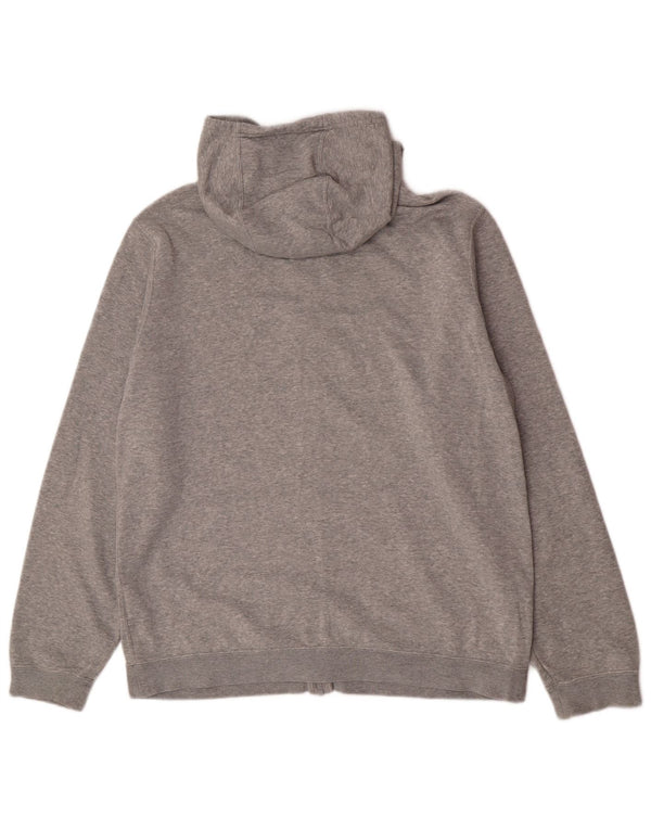 Pulover Nike pentru bărbați, cu fermoar, bumbac, mare, gri sport