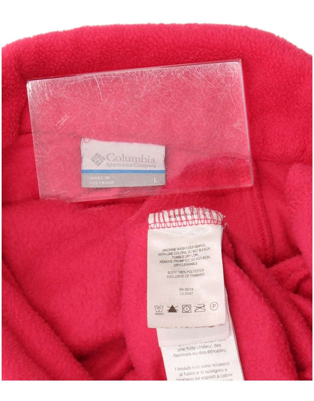 Jachetă polară COLUMBIA pentru femei UK 16, mare, roz, poliester