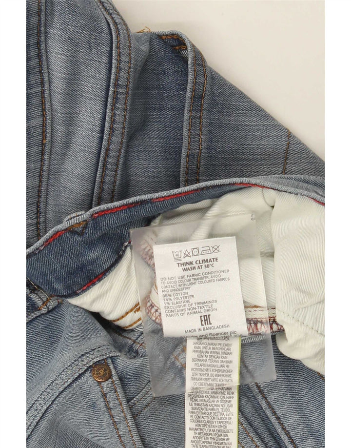 Blugi slim pentru bărbați Marks & Spencer W34 L31 Bumbac albastru
