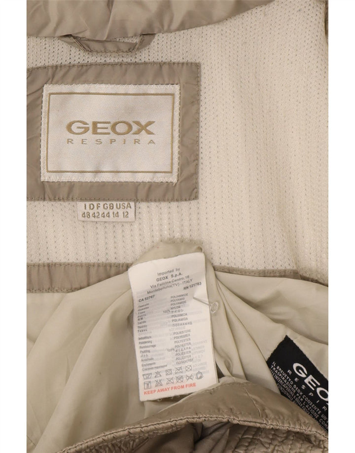 Jachetă căptușită pentru femei Respira Geox UK 14, mare, gri din poliamidă
