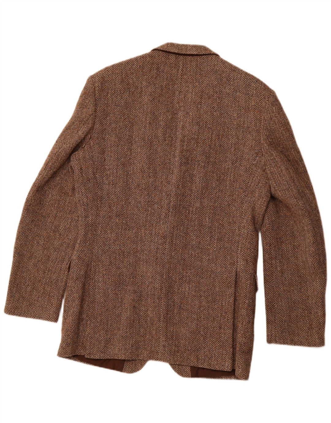 Jachetă pentru bărbați ST MICHAEL, cu 2 nasturi, Marea Britanie 38, maro mediu, lână în oase