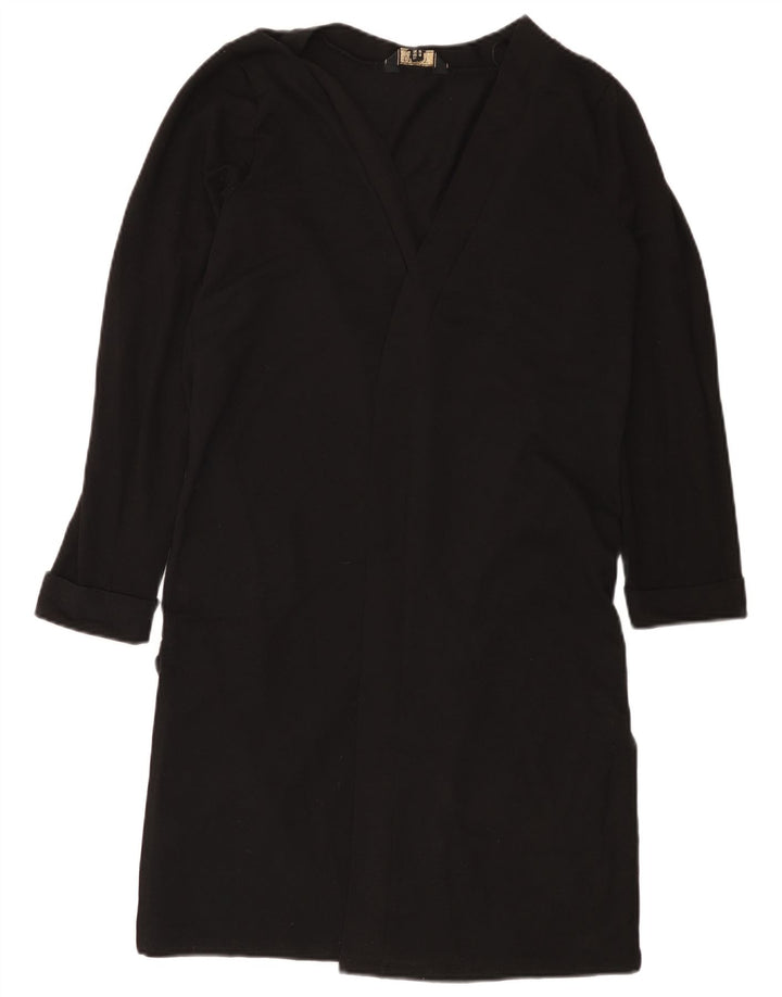 Pulover cardigan deschis pentru femei Lipsy UK 16 Poliester negru mare