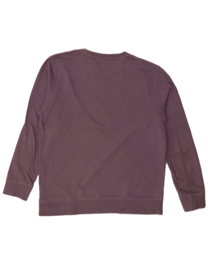 Pulover pentru bărbați Wrangler, bumbac violet mediu