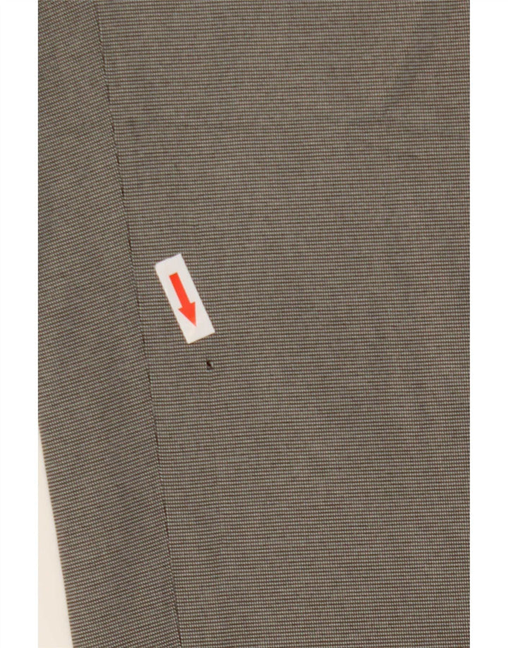 Pantaloni de costum pentru bărbați Marks & Spencer, cu ajustare normală, L36 L31, poliester gri