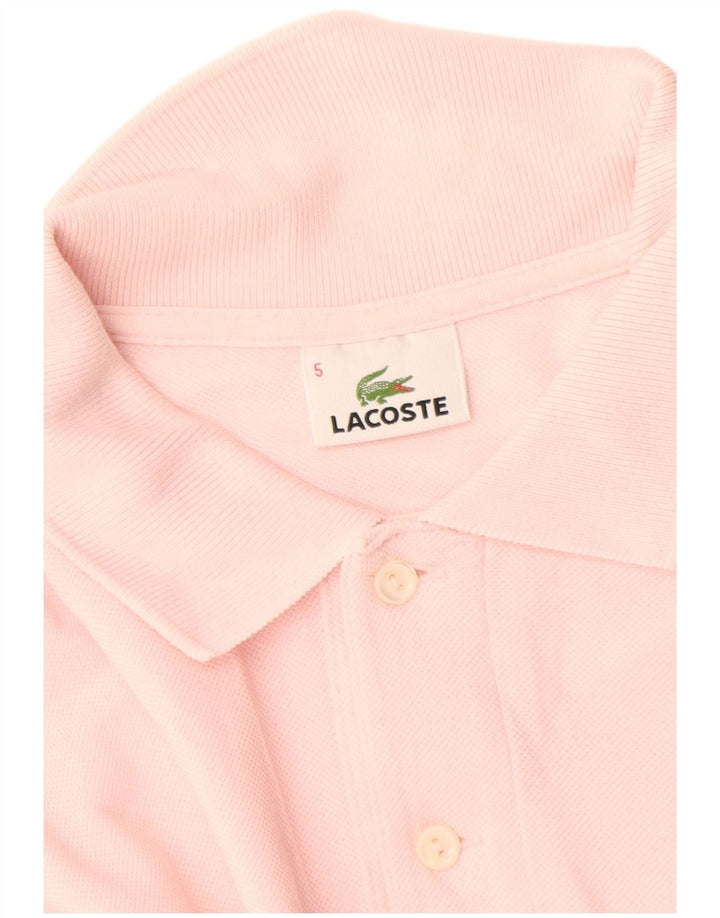 Tricou polo pentru bărbați Lacoste Mărimea 5 mare roz