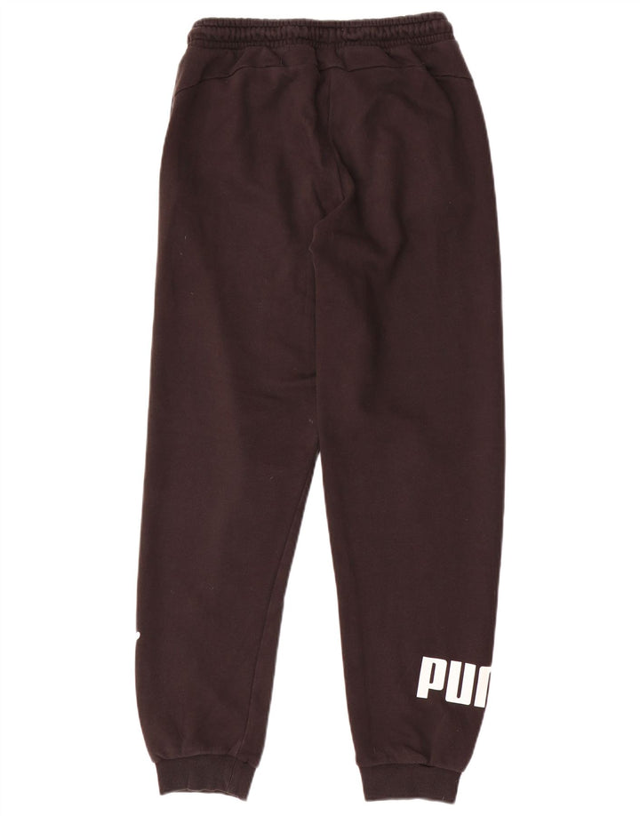 Pantaloni de trening grafic PUMA pentru băieți Pantaloni de jogging 13-14 ani Maro Poliester