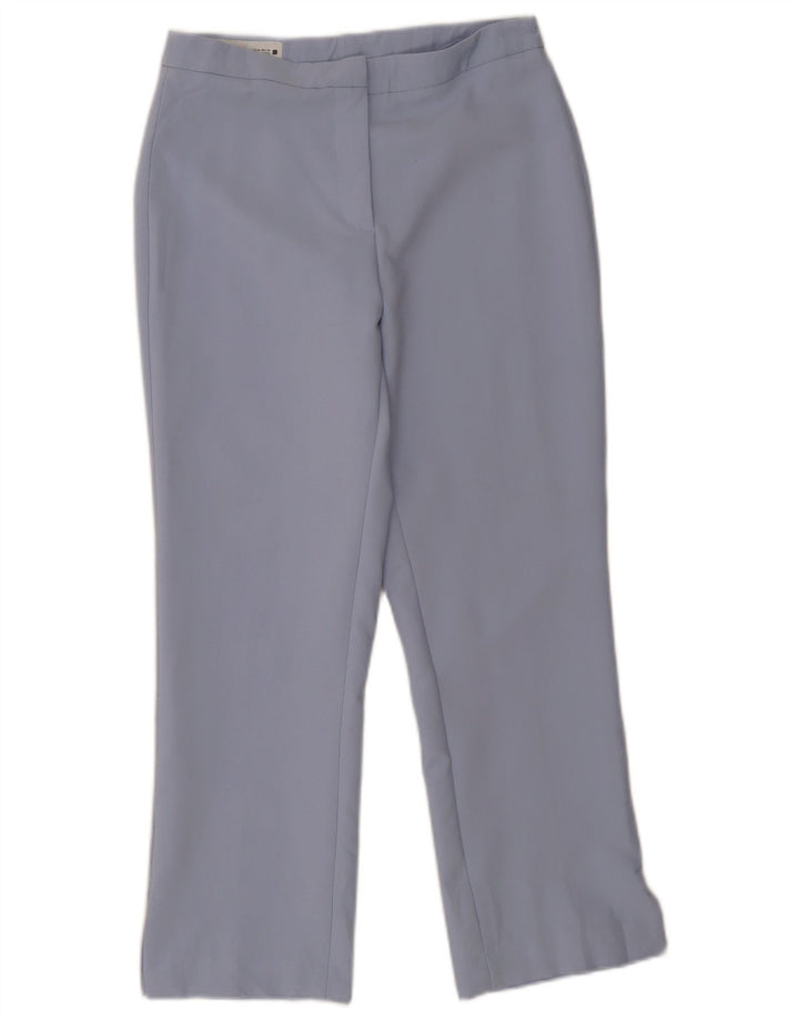Pantaloni Drepți Casual ZARA Femei L28 L26 Albastru