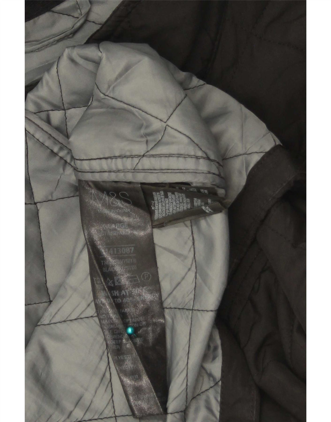 Jachetă matlasată Blue Harbour pentru bărbați Marks & Spencer UK 42 XL Poliester negru