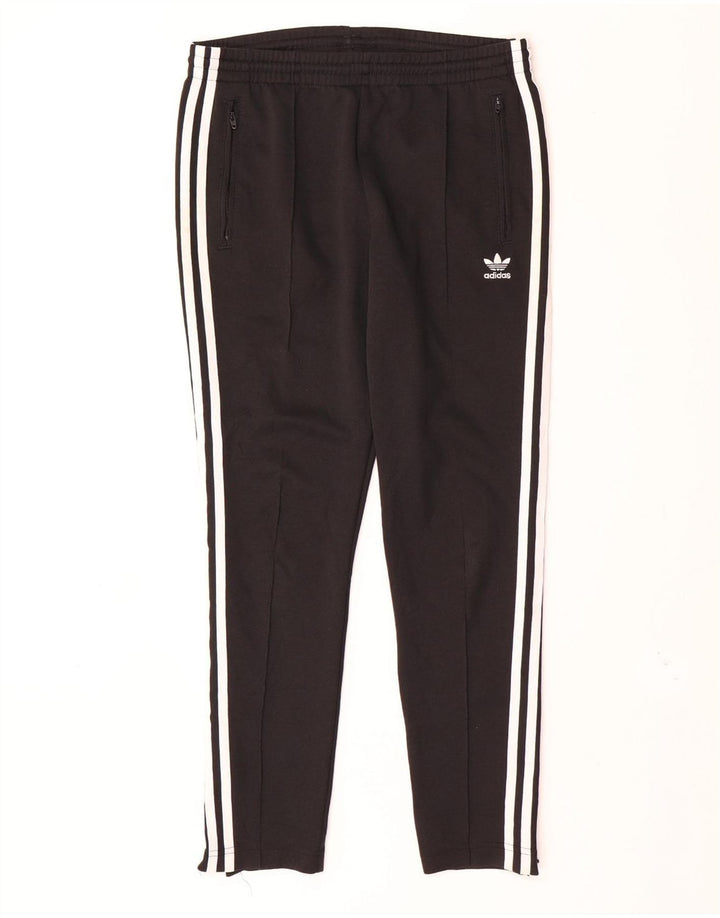 Pantaloni de trening Adidas pentru femei UK 10 Poliester negru mic