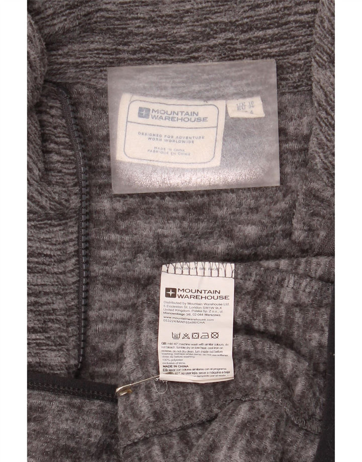 Jachetă polară supradimensionată pentru femei Mountain Warehouse UK 10 Small Grey Flecked