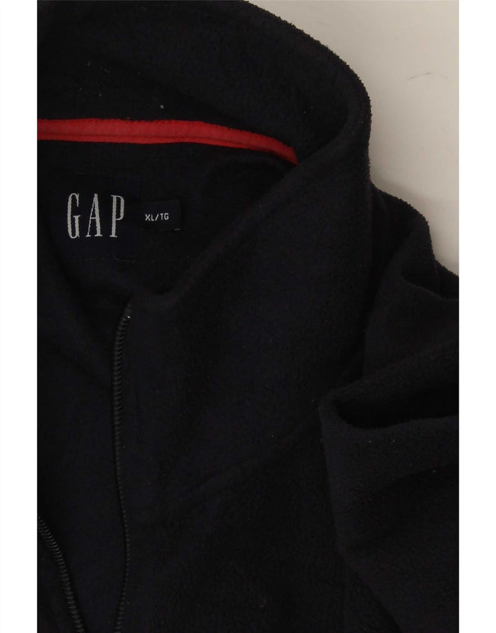 Pulover din lână Gap pentru bărbați, cu fermoar, XL, bleumarin
