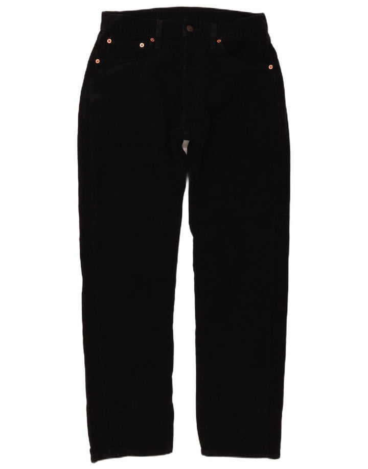 Blugi drepti pentru bărbați Levi's 551 W32 L30 bumbac negru
