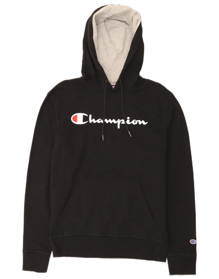 Pulover pentru bărbați Champion, cu capota, negru