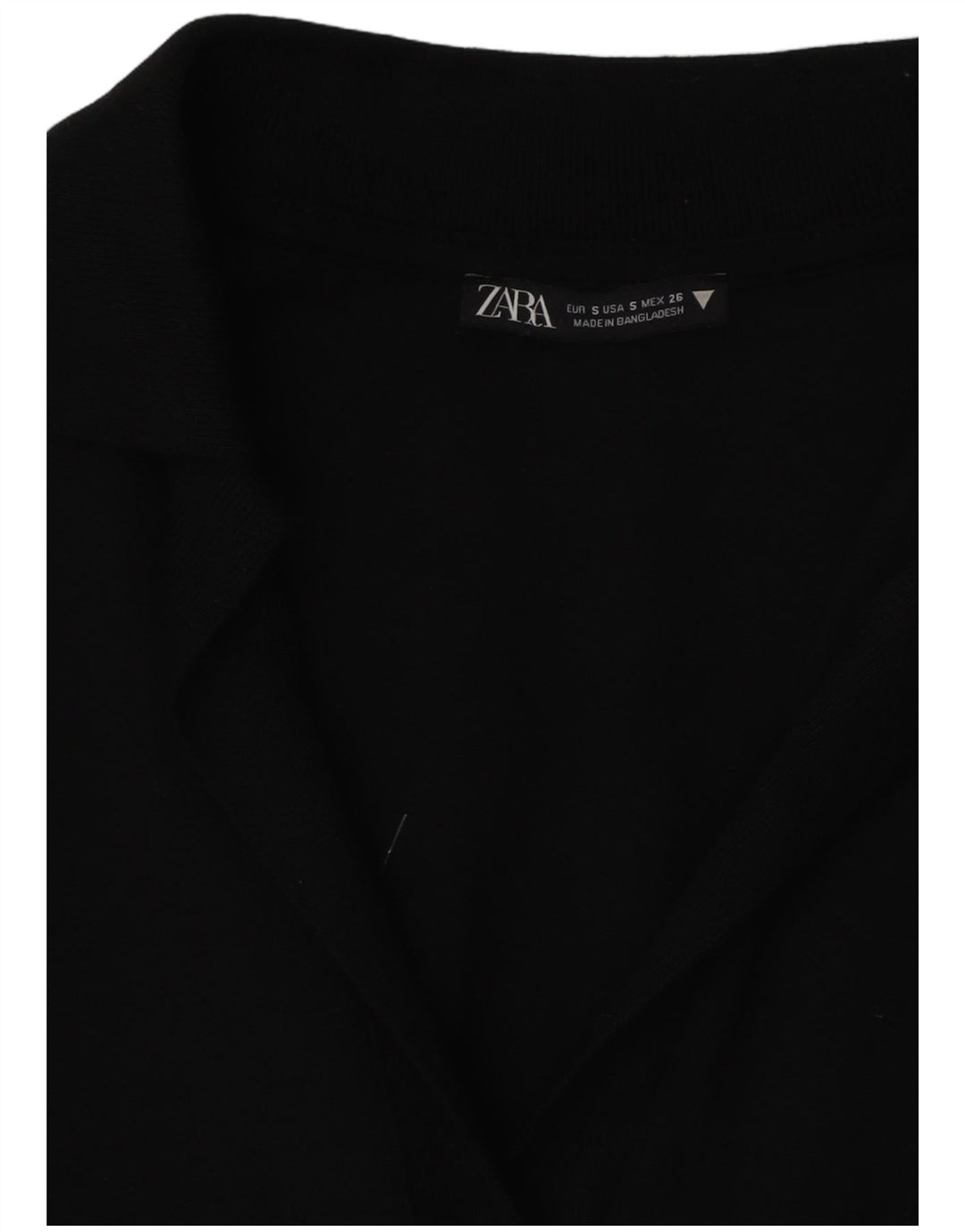 Rochie polo pentru femei ZARA UK 10 Small Black