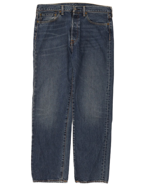 Blugi drepti pentru bărbați Levi's 562 W34 L32 Bumbac albastru