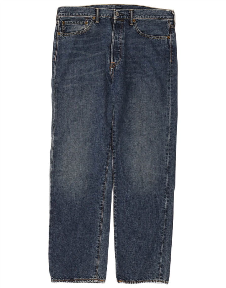 Blugi drepti pentru bărbați Levi's 562 W34 L32 Bumbac albastru