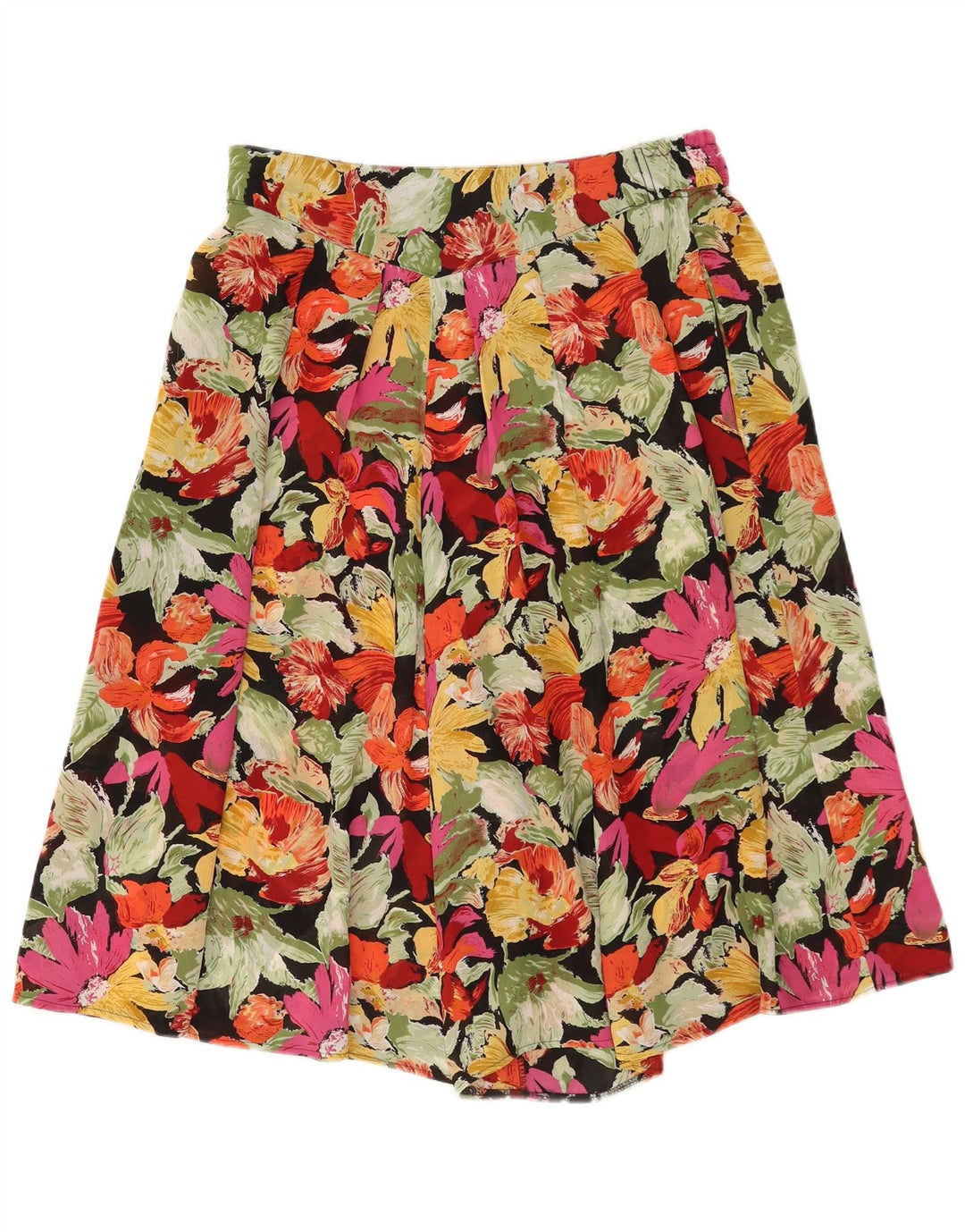 Fusta plisată pentru femei Yessica EU 40 Medium W30 Multicolor Floral