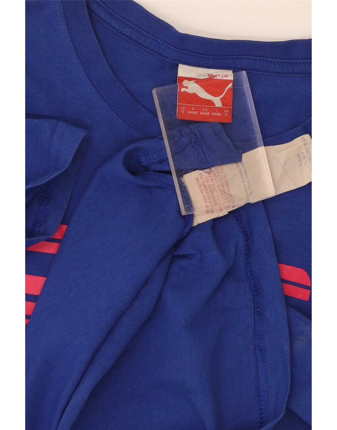 Tricou grafic Puma pentru bărbați Top mic, albastru, bumbac