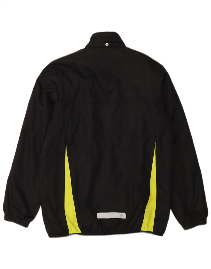 Jachetă de trening ADIDAS pentru băieți, 11-12 ani, nailon color bloc negru