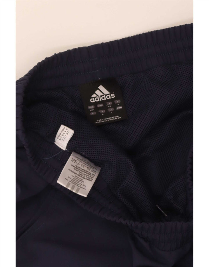 Pantaloni scurți sport Adidas pentru bărbați, medii, bleumarin, poliester color bloc
