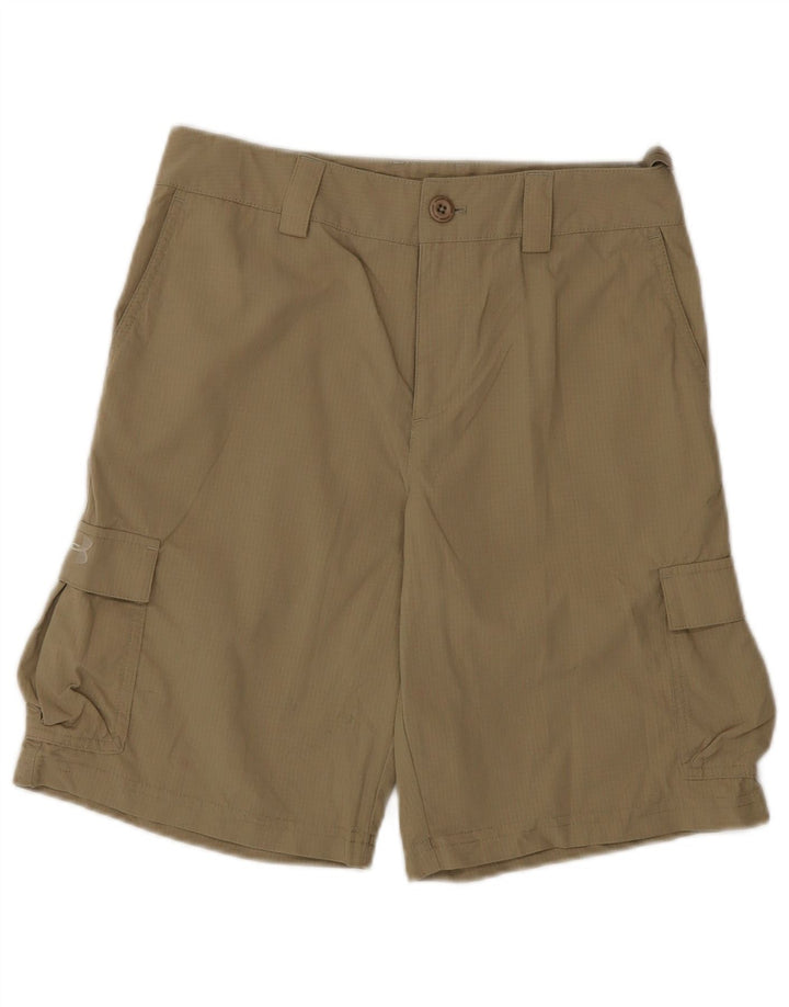 Pantaloni scurti cargo pentru băieți UNDER ARMOUR 11-12 ani mari W28 bej