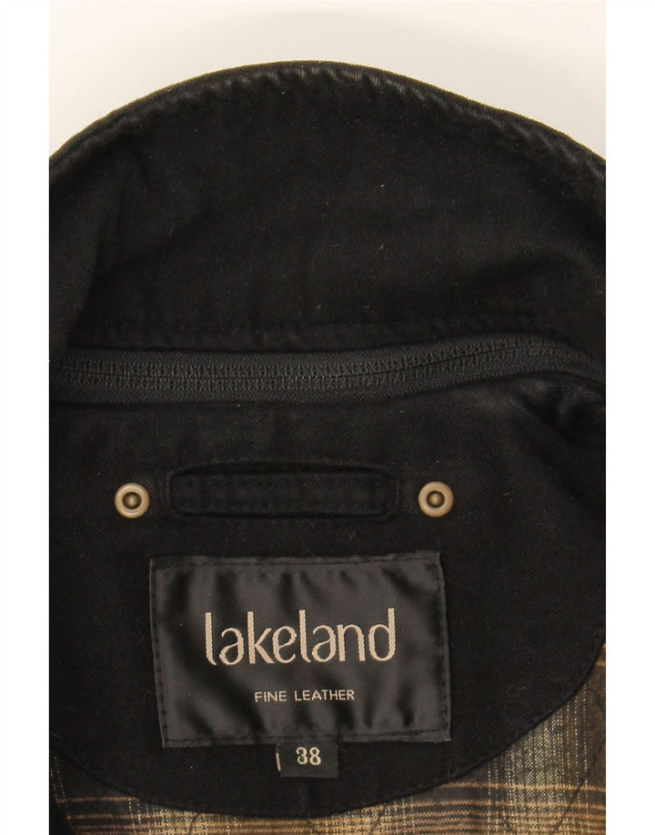 LAKELAND Mens Leather Jacket UK 38 Medium Brown Leather Vintage Lakeland and Second-Hand Lakeland from Messina Hembry 