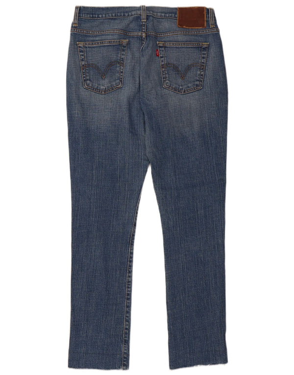 Blugi drepti pentru femei Levi's US 12 Large W30 L29 Blue Bumbac