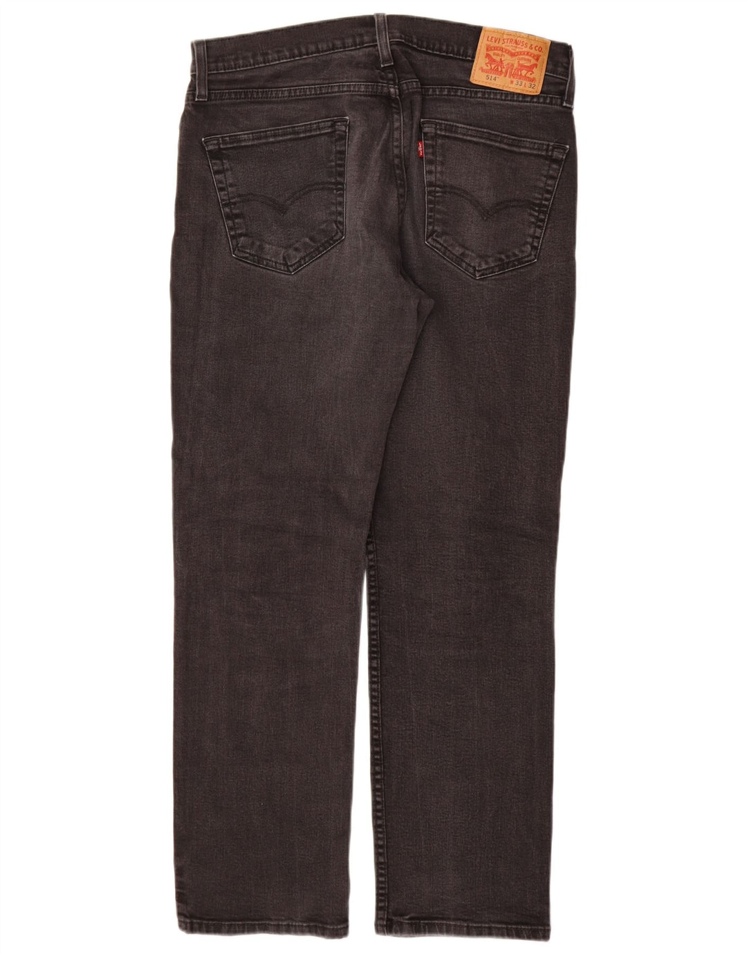 LEVI'S Blugi 514 drepti pentru bărbați W33 L30 bumbac negru