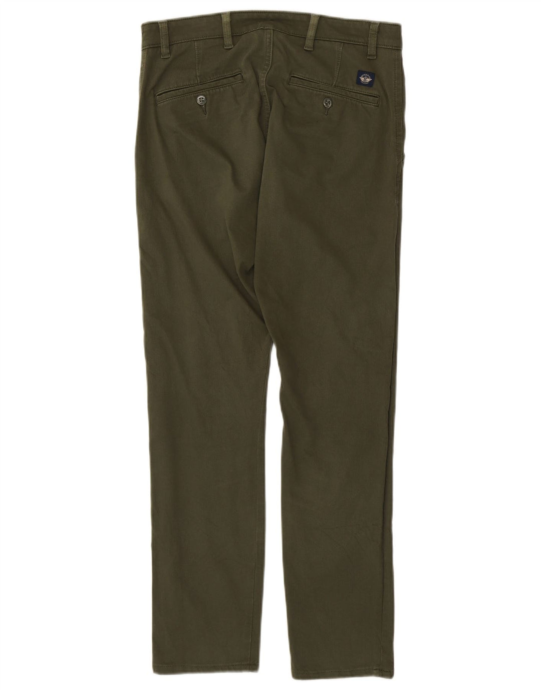 DOCKERS Pantaloni chino skinny kaki pentru bărbați L30 L32 bumbac verde