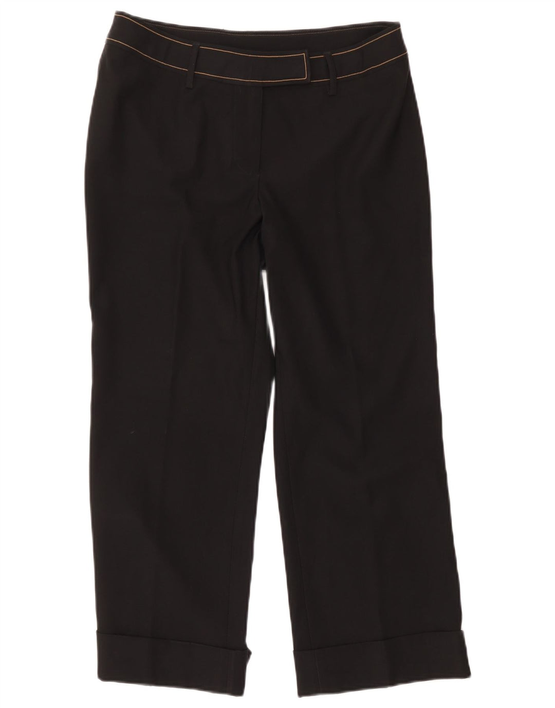 Pantaloni tăiați pentru femei Gianfranco Ferre IT 40 Small W26 L24 Negru