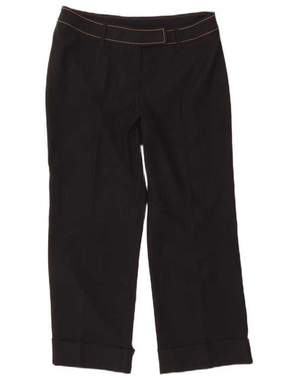 Pantaloni tăiați pentru femei Gianfranco Ferre IT 40 Small W26 L24 Negru