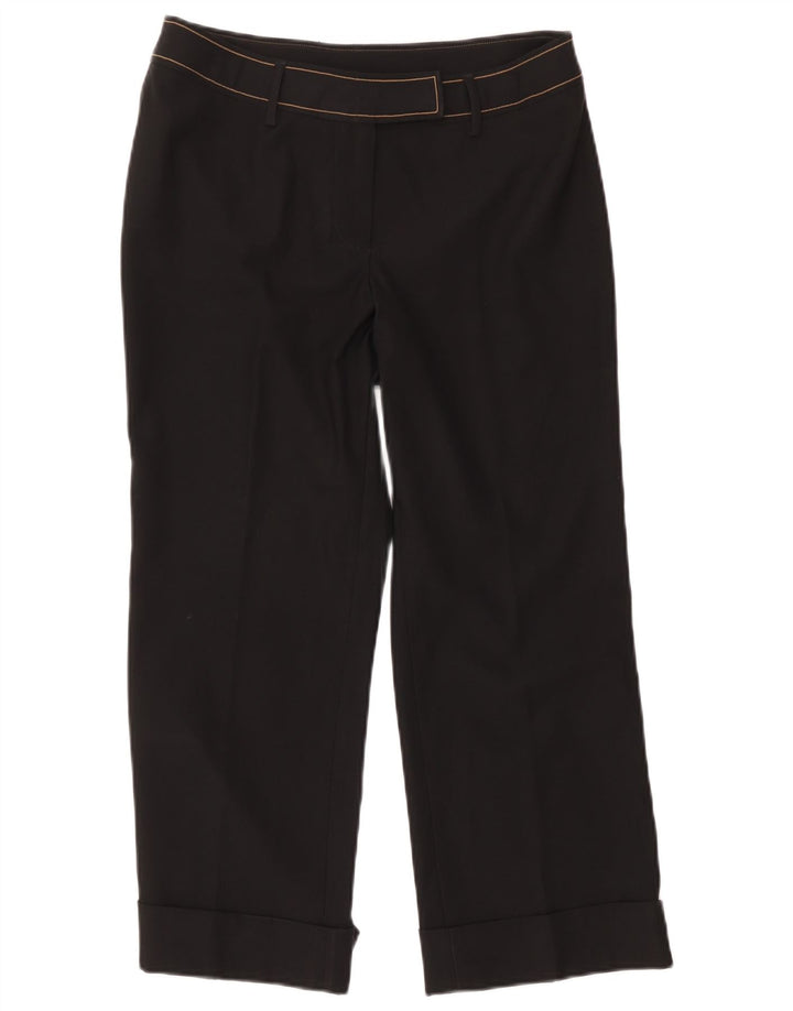 Pantaloni tăiați pentru femei Gianfranco Ferre IT 40 Small W26 L24 Negru