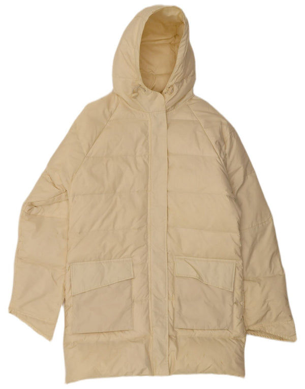 Palton căptușit cu glugă pentru femei Pheder IT 46 Nylon galben mare