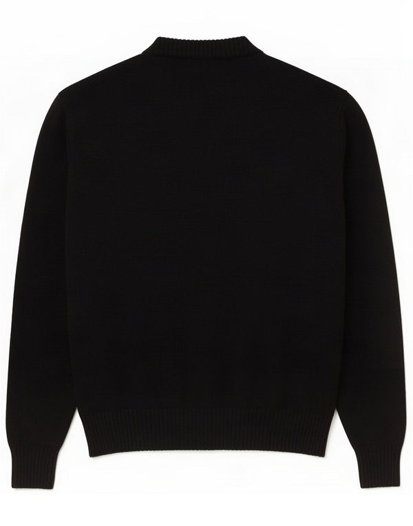 Harmont & Blaine Womens Crew Neck Jumper Sweater UK 10 Small Black