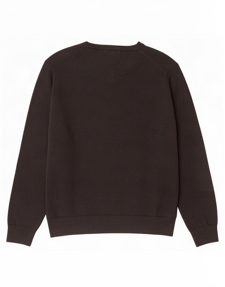 Pulover pentru bărbați Marks & Spencer, cu decolteu în V, XL, bumbac gri