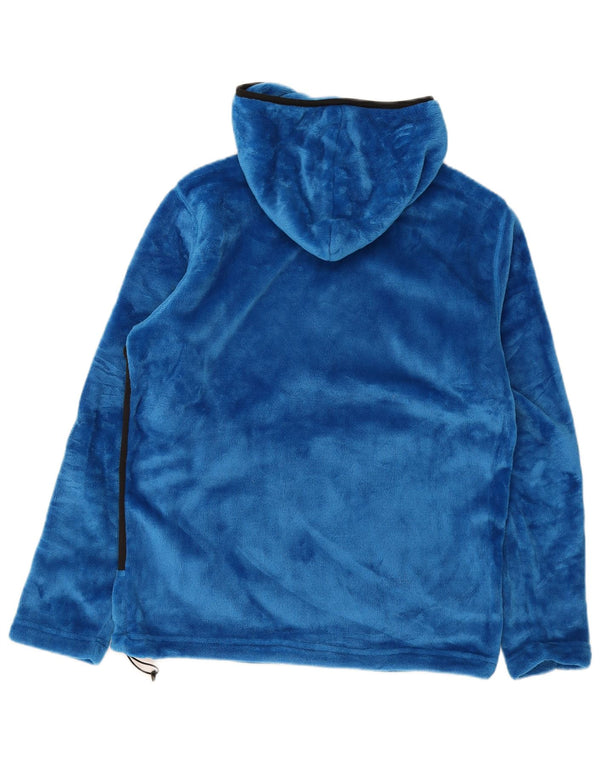 Jachetă fleece pentru bărbați Brugi, cu glugă, UK 40, mare, albastru, poliester