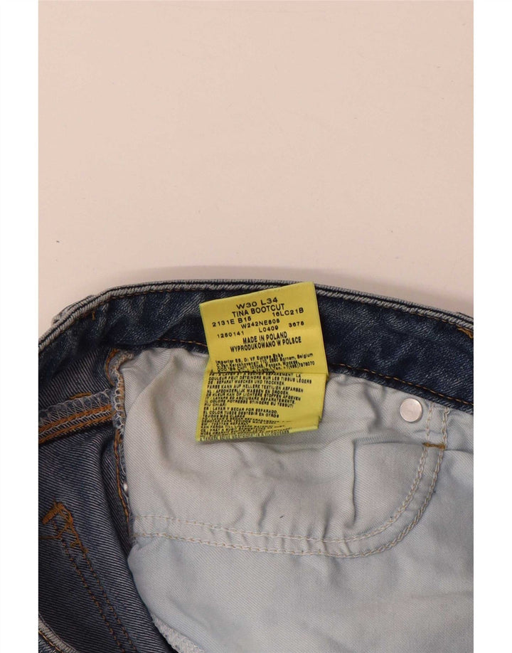 Blugi Wrangler pentru femei TIna Bootcut W30 L34 Bumbac albastru