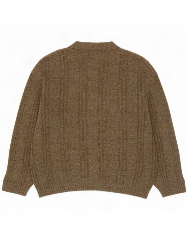 Wellington Pulover Cardigan pentru bărbați Four Seasons Medium Green Flecked