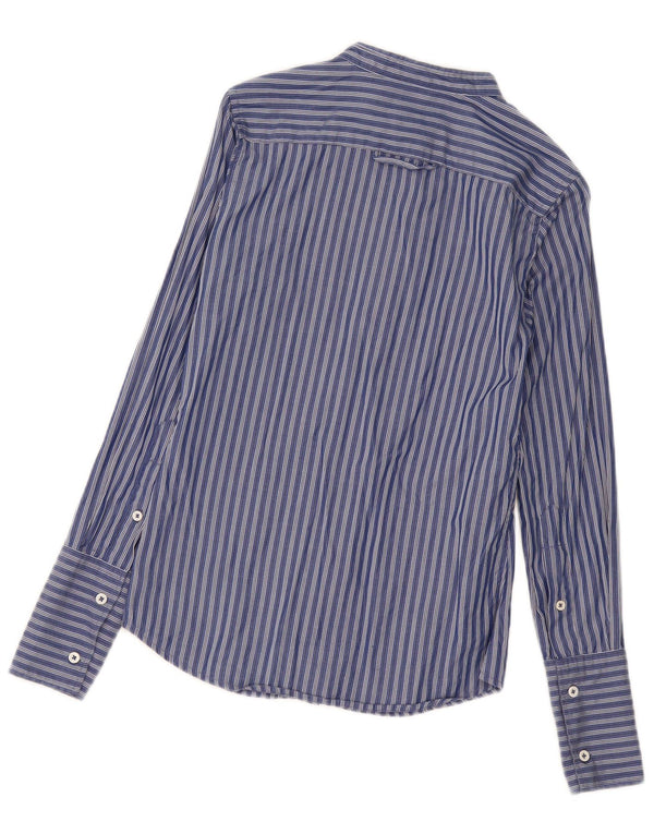 Cămașă Benetton pentru femei UK 10 Mic bleumarin cu dungi