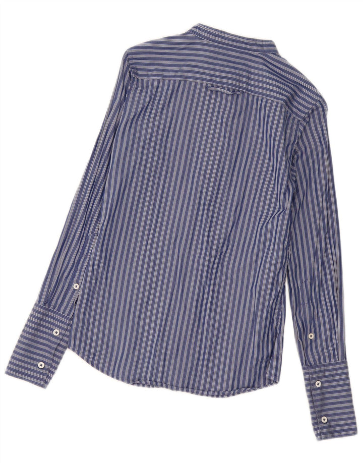 Cămașă Benetton pentru femei UK 10 Mic bleumarin cu dungi